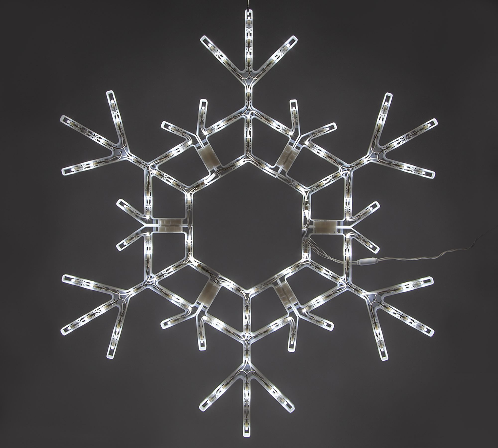 Cool White LED Folding Snowflake