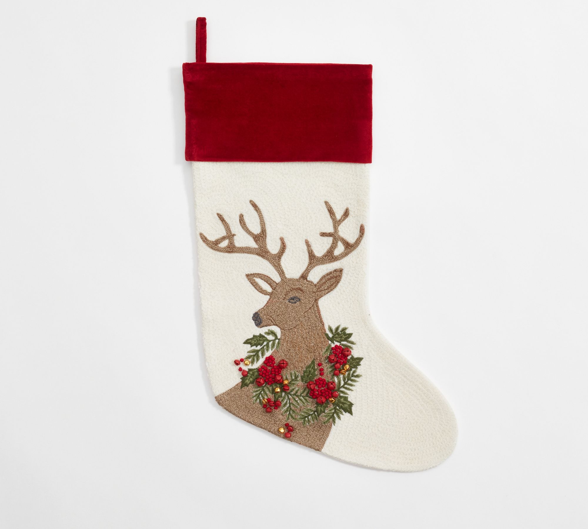 Holiday Icons Crewel Stockings