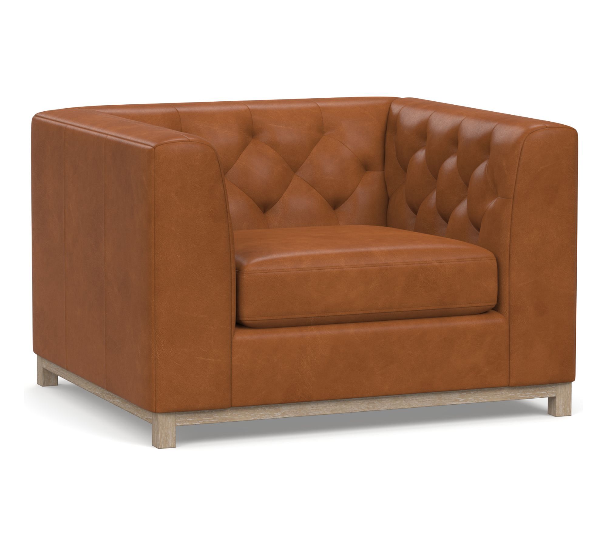 Henley Tufted Leather Chair