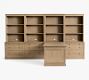 Livingston Peninsula Desk with Bookcase Suite (140&quot;)