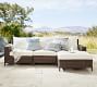 Build Your Own - Torrey Wicker Square Arm Loveseat Chaise Outdoor Sectional Components
