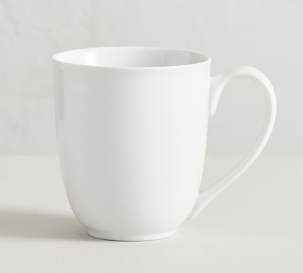 Great White Traditional Porcelain Mug