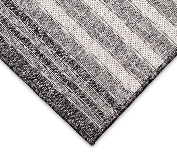Talay Striped Outdoor Performance Rug | Pottery Barn