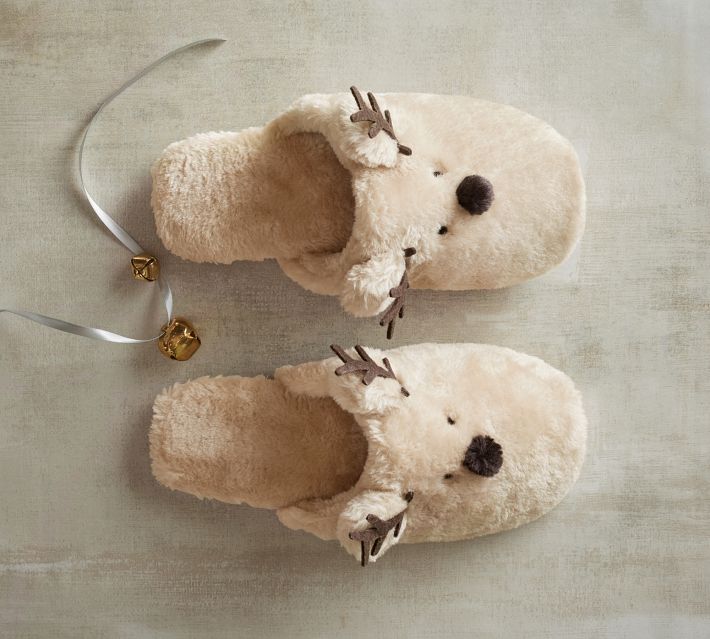 mens reindeer slippers
