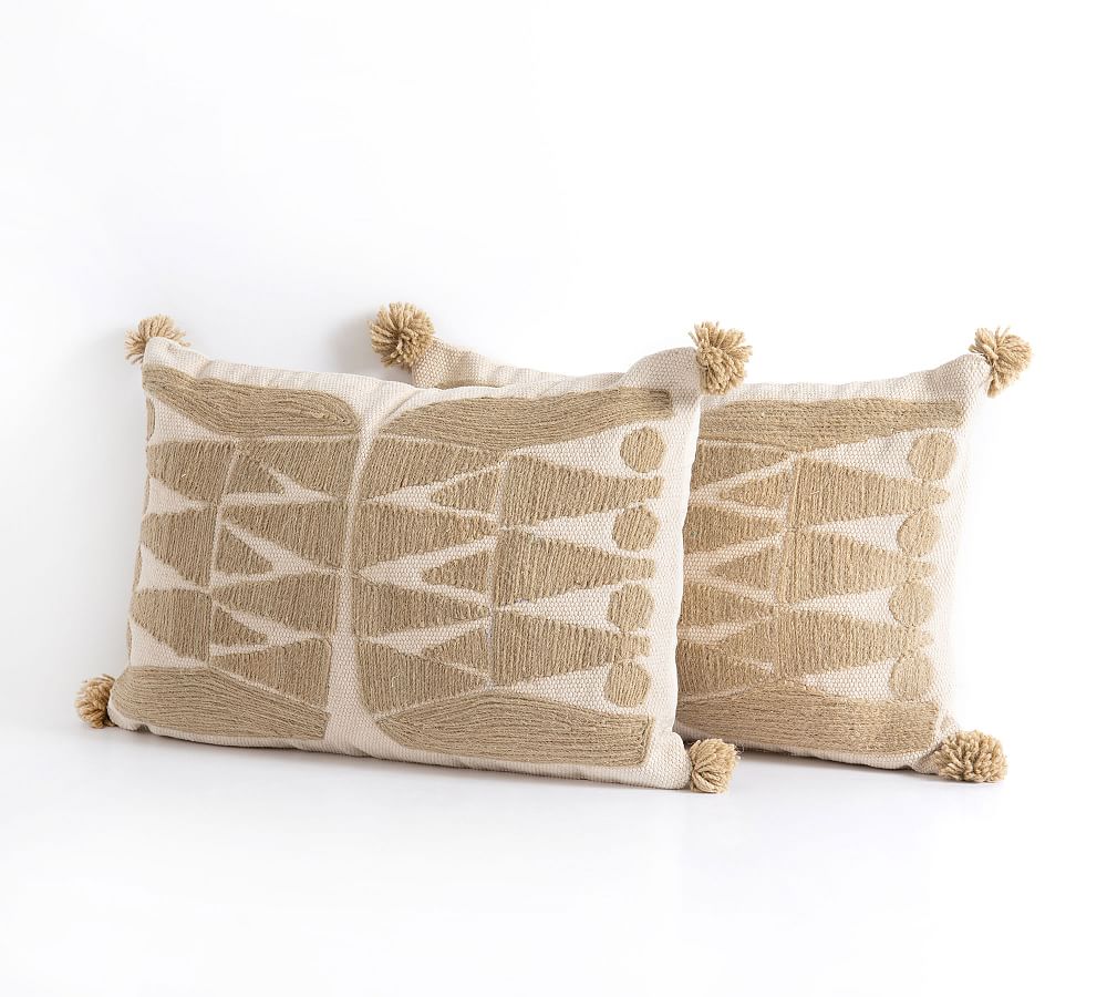Aleta Embroidered Pillow - Set of 2