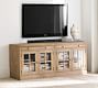 Livingston Media Console with Glass Cabinets (70'')