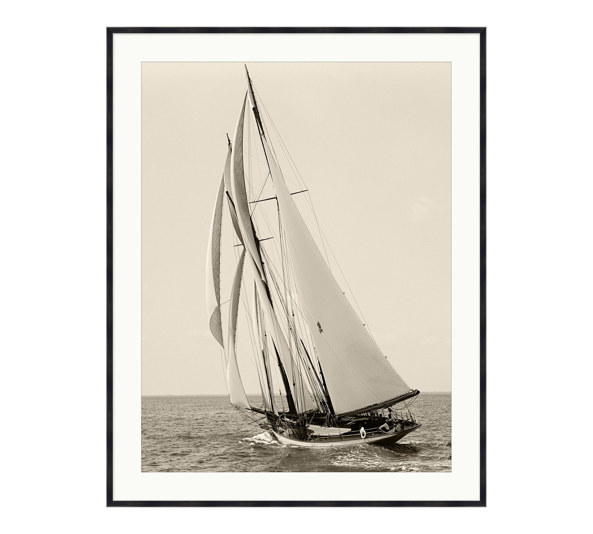 On Open Waters Framed Print
