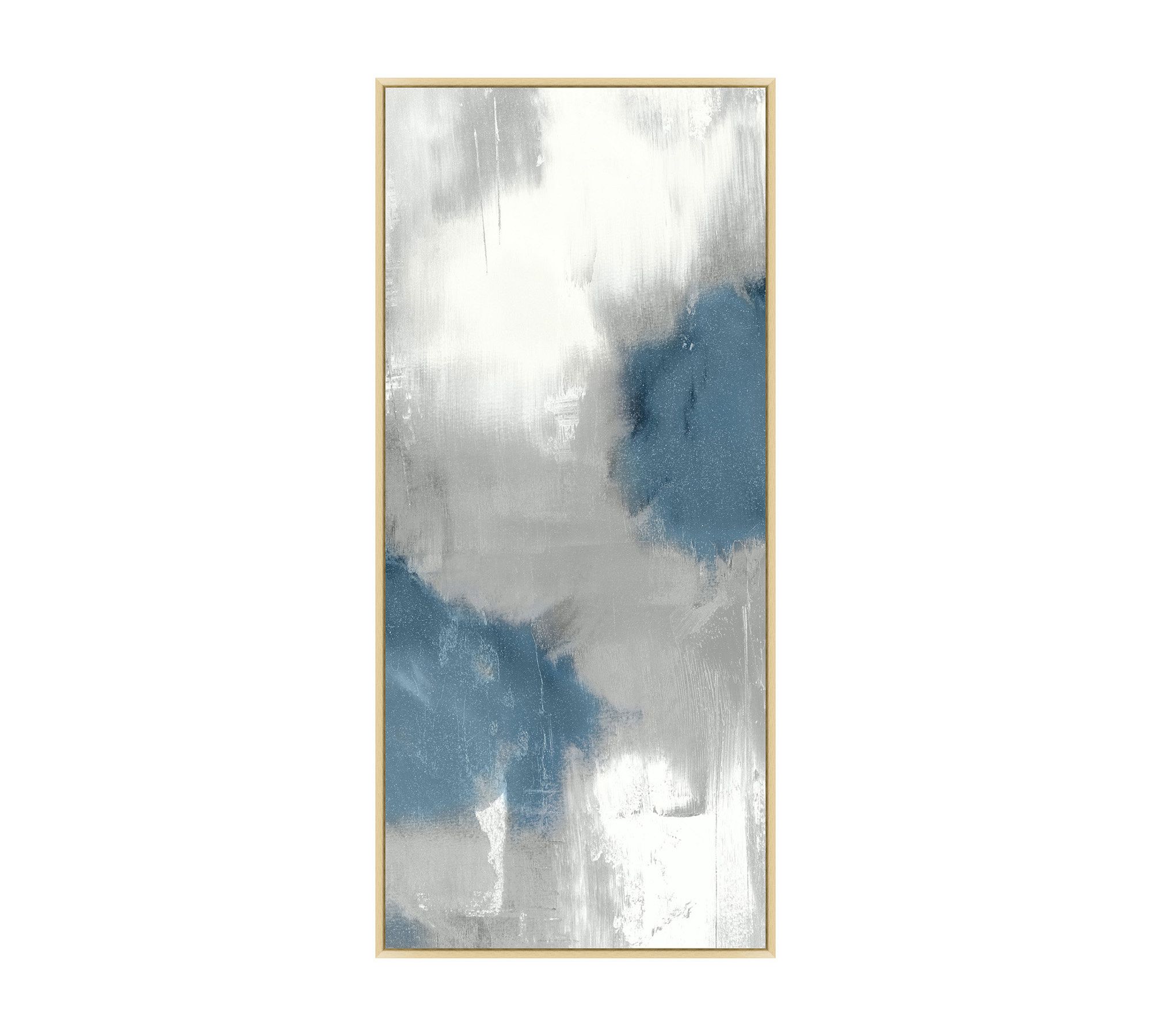 Cloudy Blues Framed Print