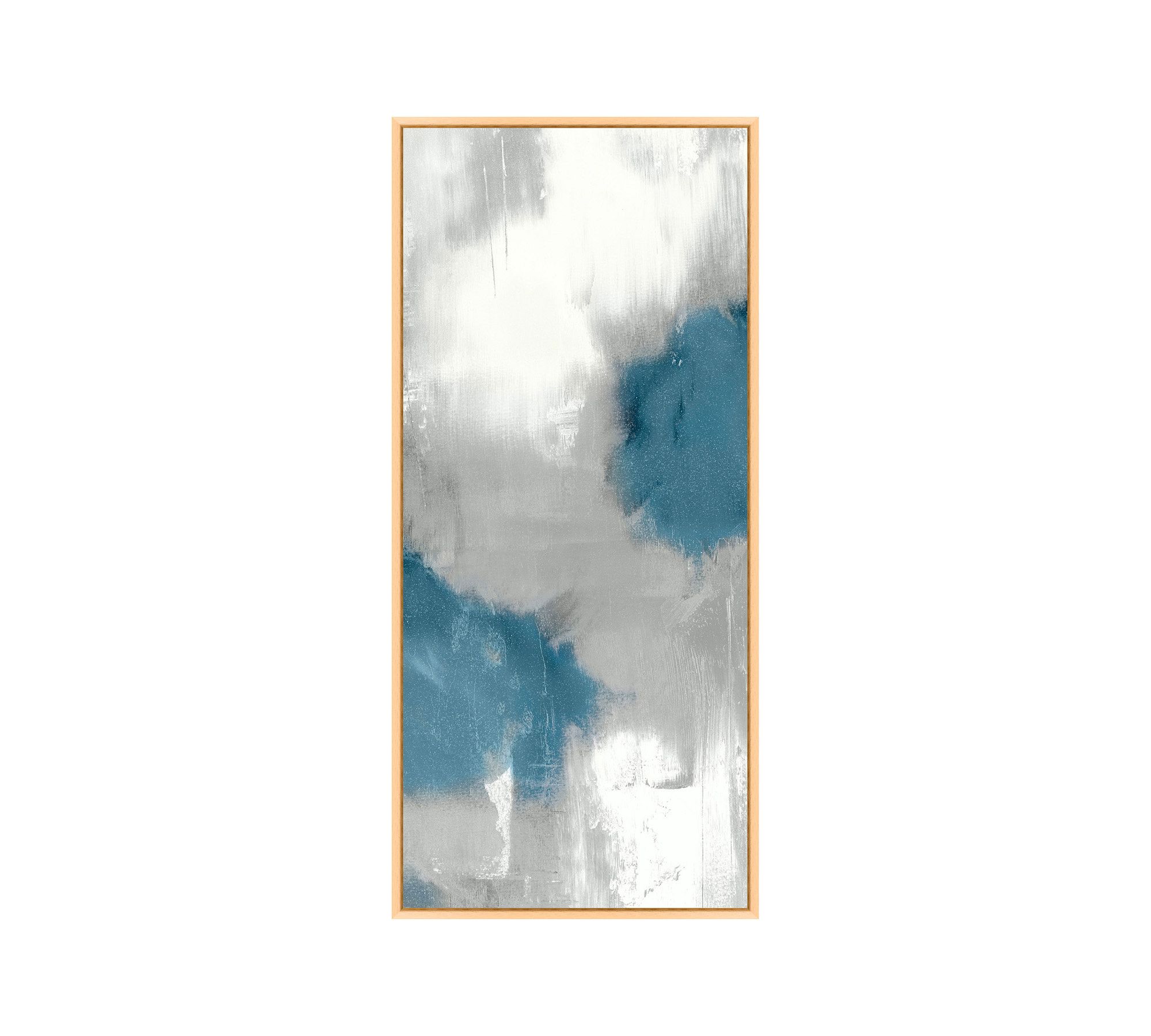 Cloudy Blues Framed Print