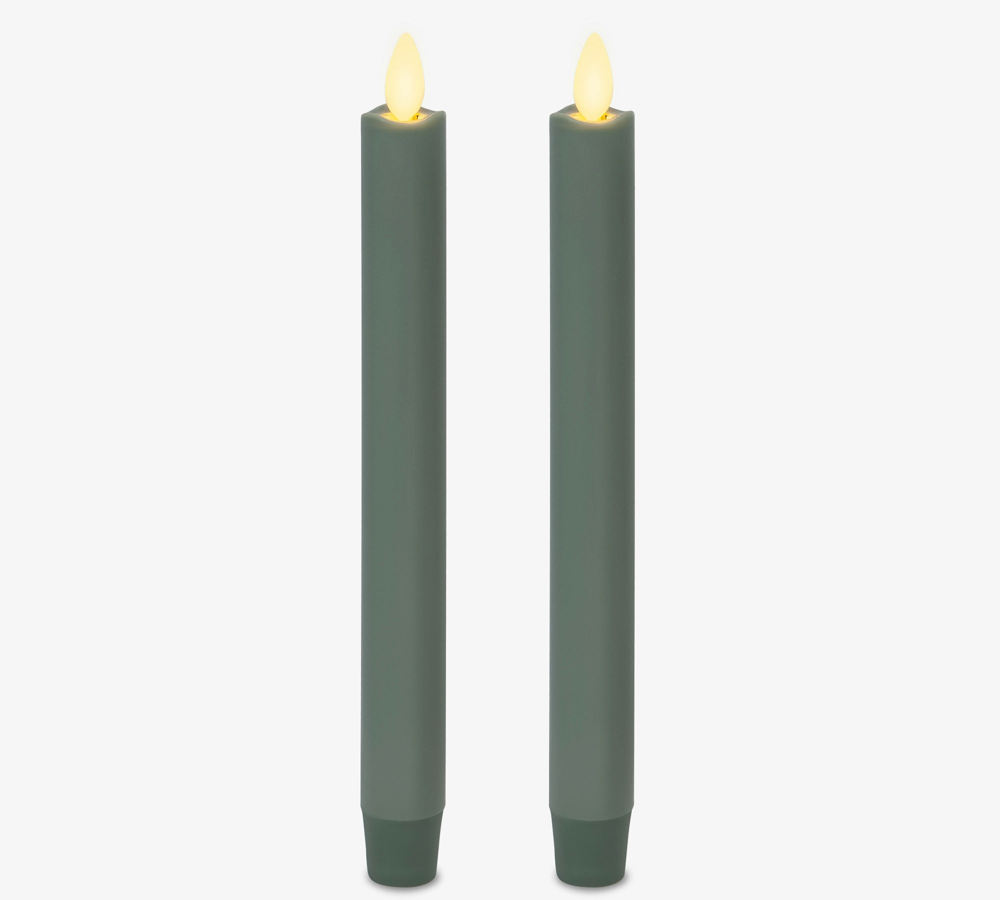 Premium Flickering Flameless Wax Taper Candle