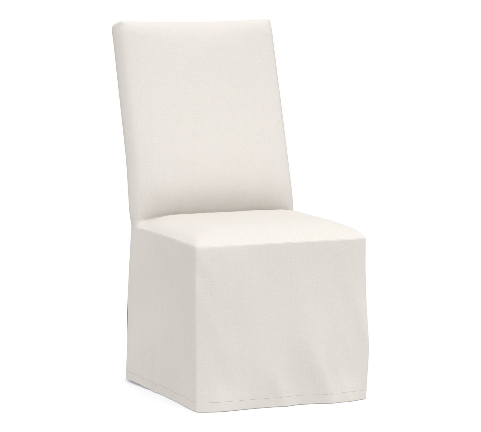 Open Box: PB Comfort Square Dining Side Chair Replacement Slipcovers