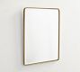 Vintage Rounded Rectangular Mirror