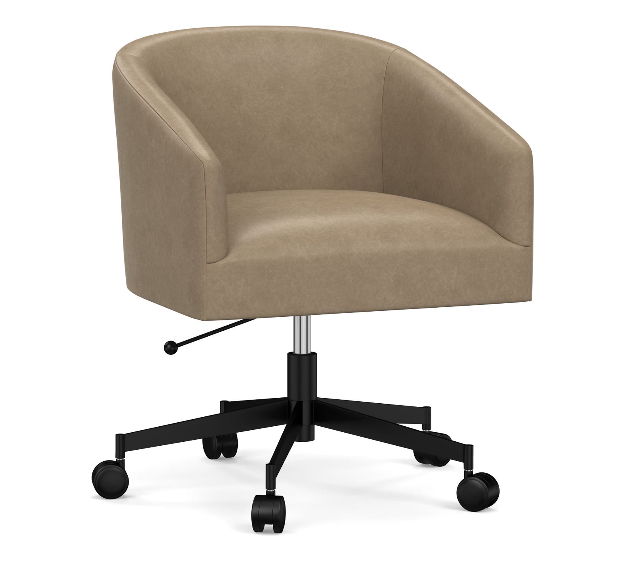 Baldwin Leather Swivel Desk Chair