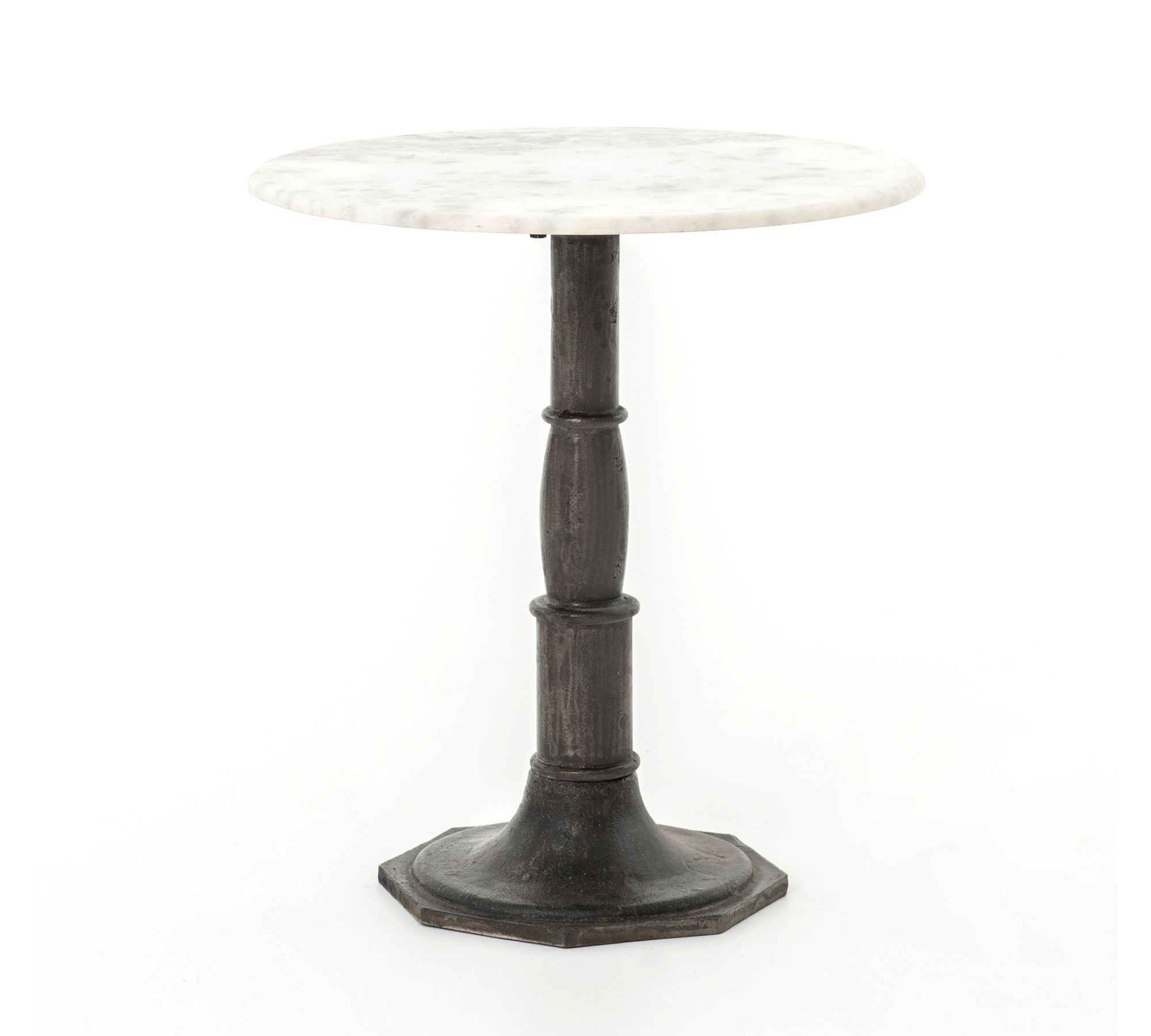 Christie Round Marble End Table (24")