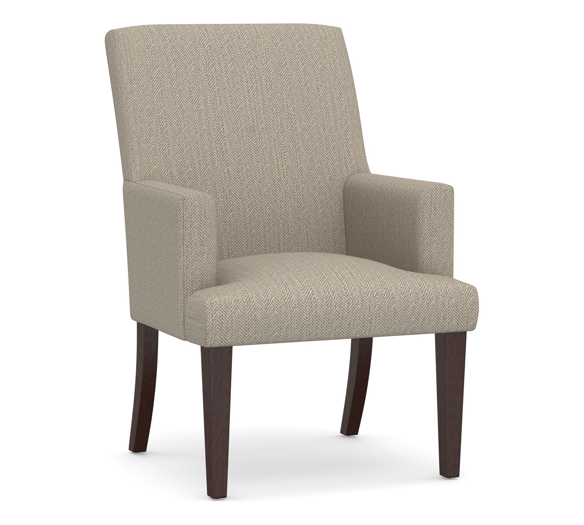Open Box: PB Comfort Square Upholstered Dining Armchair