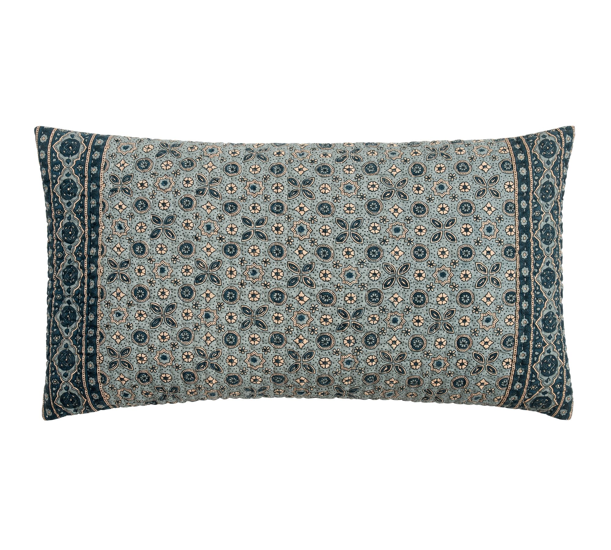 Auden Pick-Stitch Handcrafted Reversible Quilted Sham
