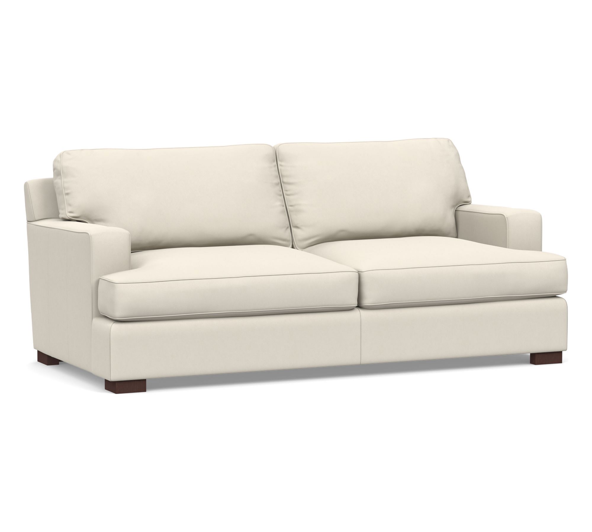 Townsend Square Arm Leather Sofa Collection (78"–101")