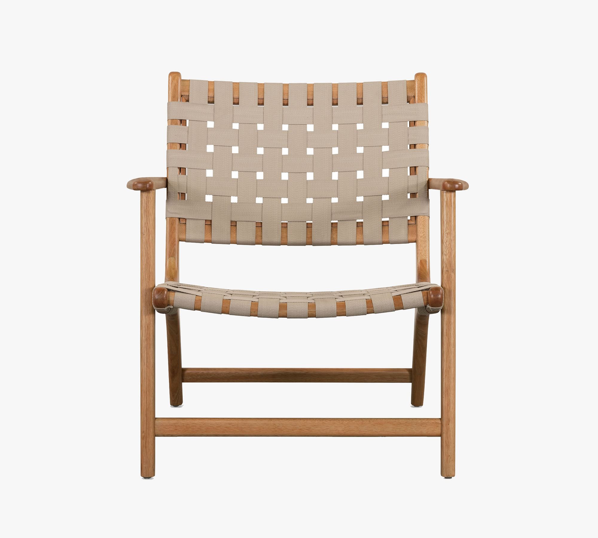 Nyssa Eucalyptus Woven Outdoor Lounge Chair