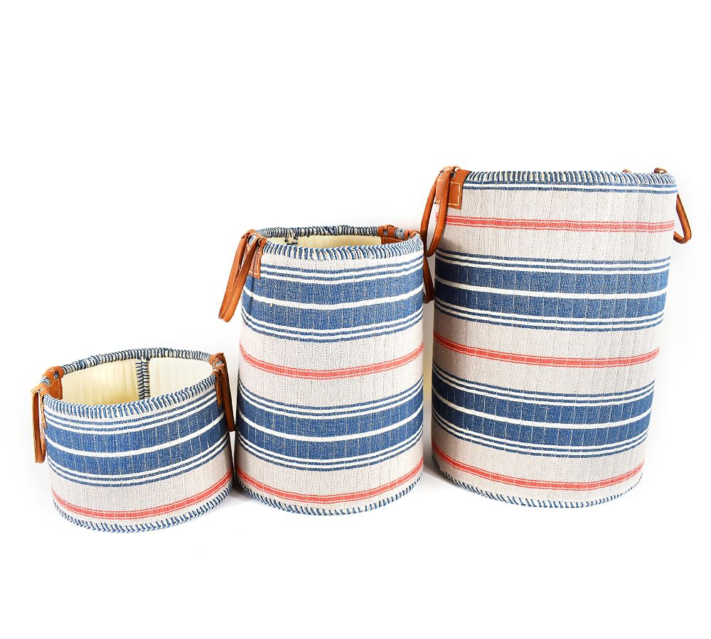 Striped Woburn Basket Collection