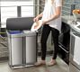 Simplehuman&#174; 58 Liter Step Trash Can - Dual Compartment