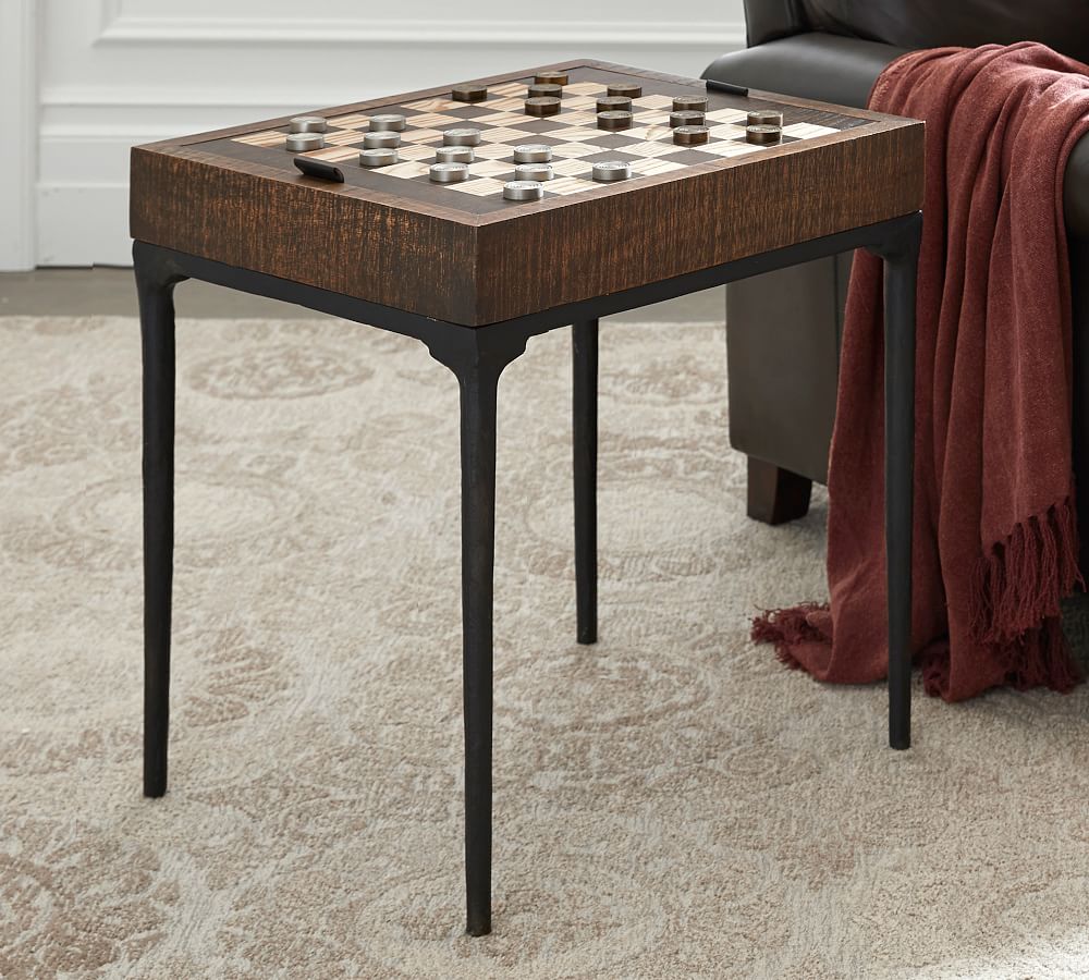 Checkers Game Table Pottery Barn