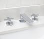 Lance Cross Handle Widespread Bathroom Sink Faucet