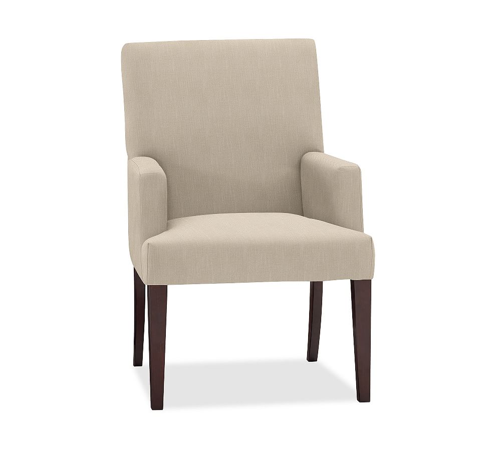 Open Box: PB Comfort Square Upholstered Dining Armchair