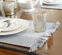 Striped Handwoven Cotton Placemats - Set of 4