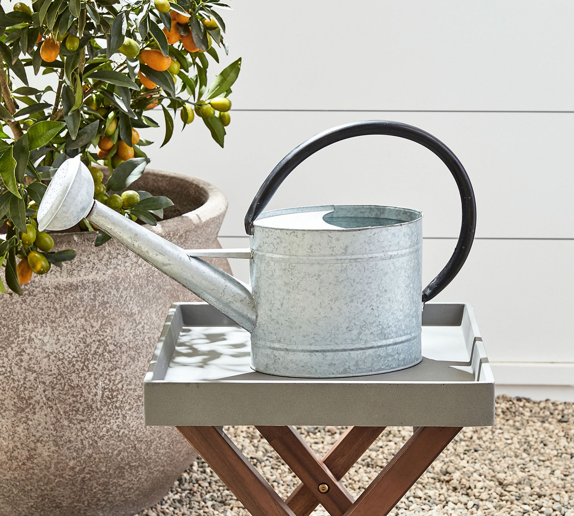 Aged Zinc Watering Cans