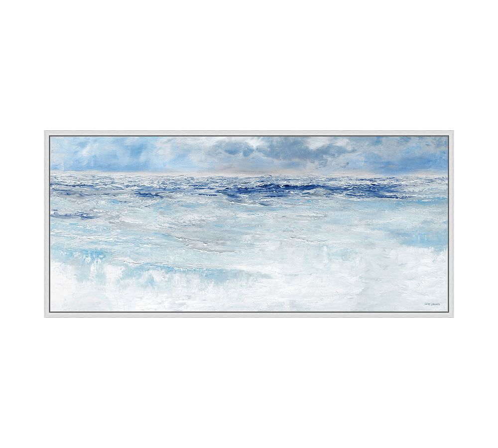 East Beach Framed Canvas