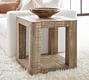 Palisades Square Reclaimed Wood Side Table (24&quot;)