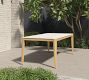 Chambers Eucalyptus Outdoor Dining Table with Duraboard&#174; Top (67&quot;- 85&quot;)