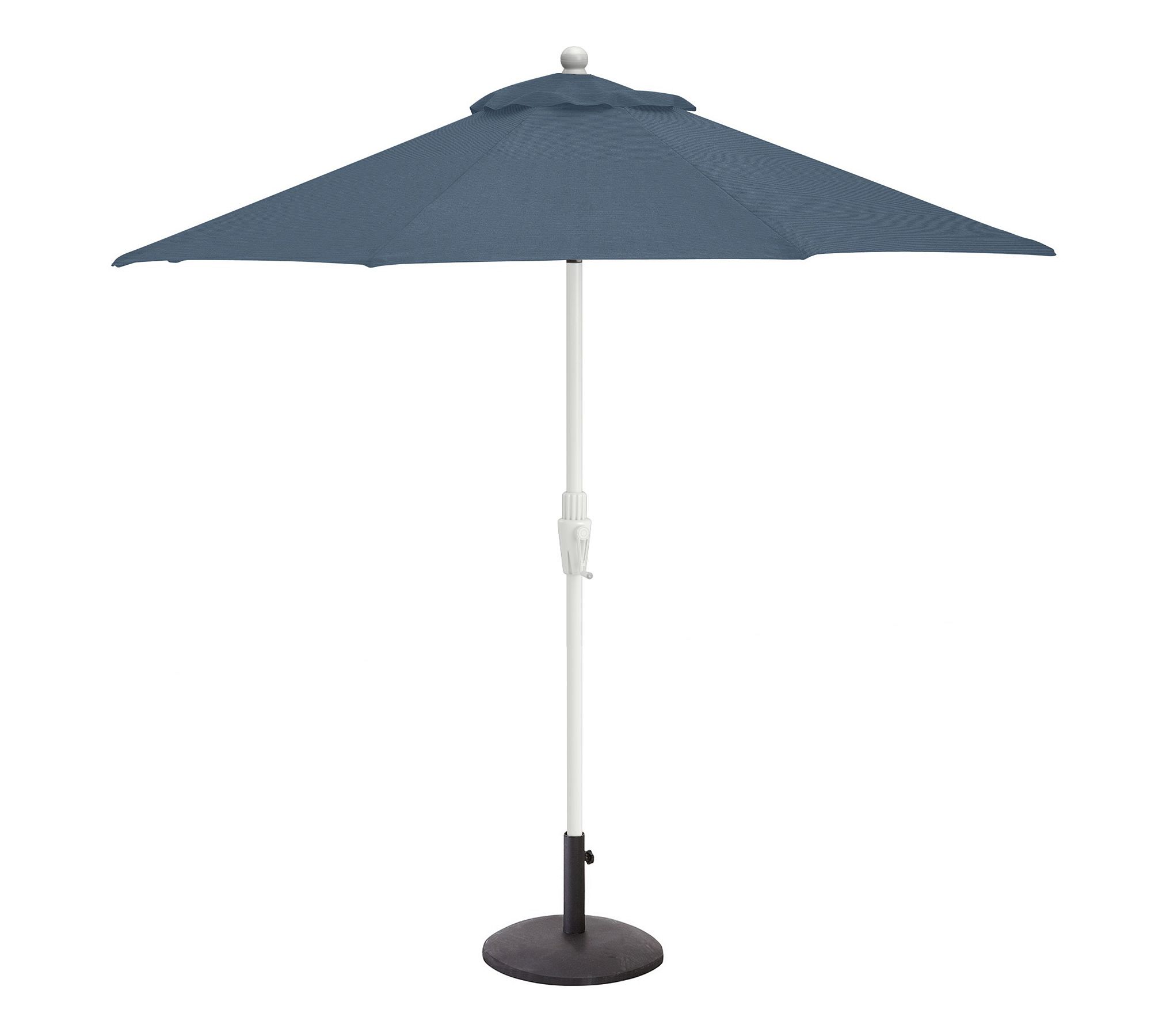9' Round Outdoor Patio Umbrella – Rustproof Aluminum Tilt Frame