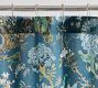 Dahlia Floral Shower Curtain