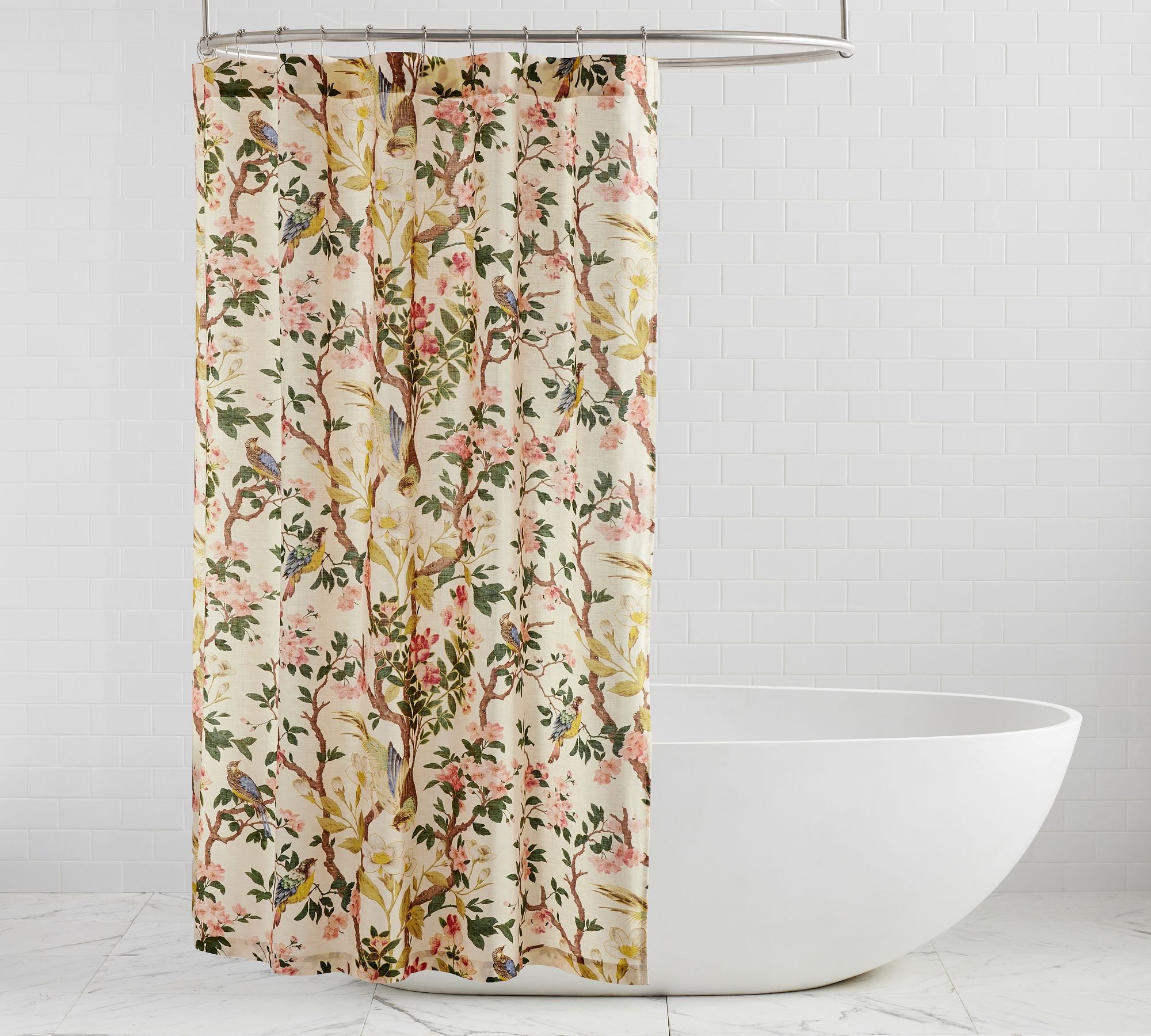 Nola Floral Shower Curtain