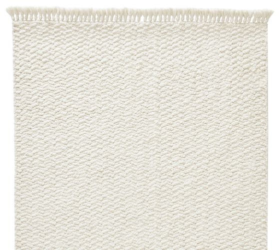Perry Textured Performance Rug | Pottery Barn