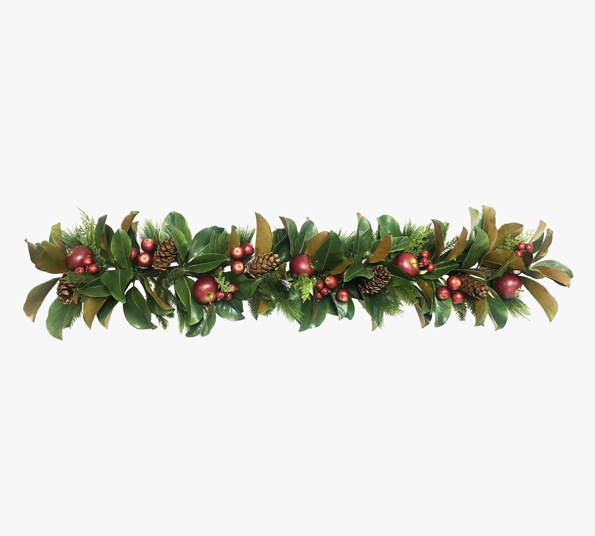 Faux Apple & Pine Mixed Garland 5'