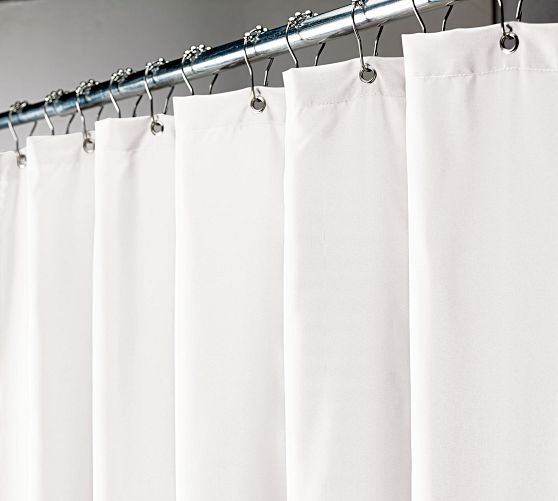 Sofia Waterproof Shower Curtain Liner | Pottery Barn