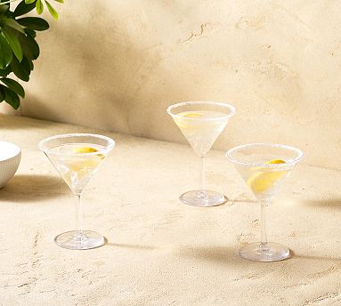 Bodum Oktett Outdoor Martini Glasses - Set of 4 | Pottery Barn