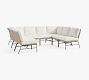 Tulum 8-Piece Armless U-Shaped Outdoor Sectional (128&quot;)