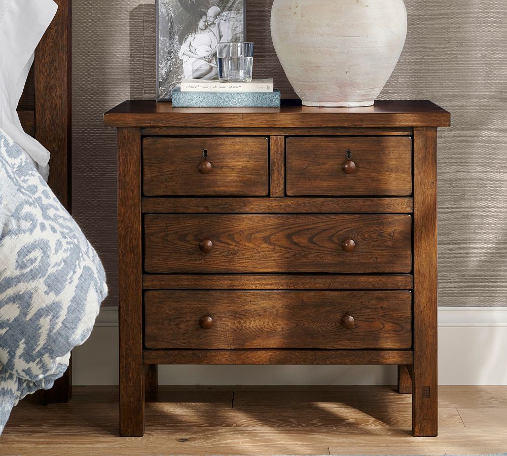 Farmhouse 4-Drawer Nightstand (28.5&quot;)
