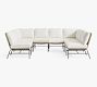 Tulum 8-Piece Armless U-Shaped Outdoor Sectional (128&quot;)