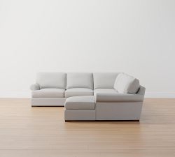 Townsend Roll Arm L-Shaped Chaise Sectional (144&quot;)