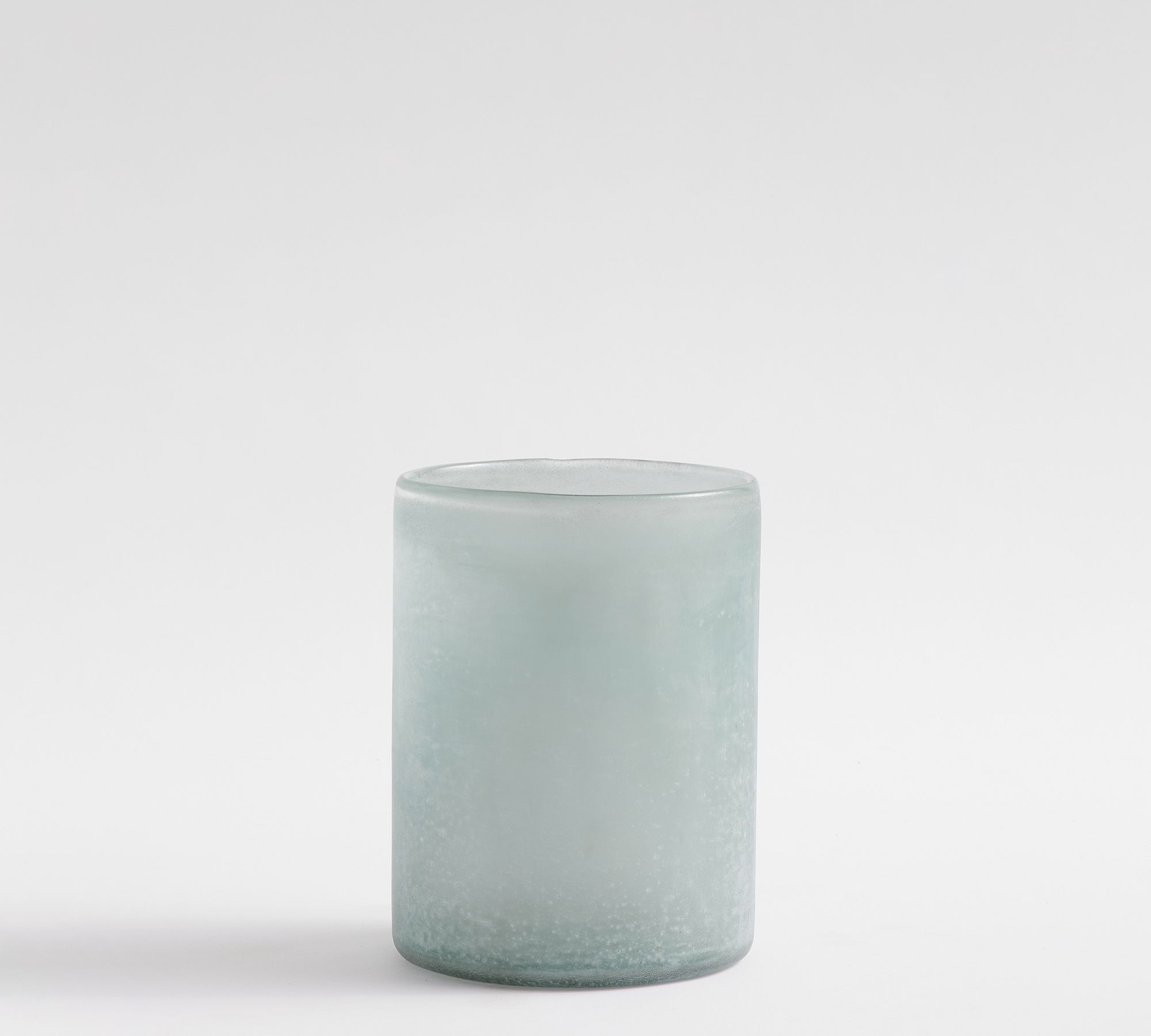 Montauk Frosted Handcrafted Glass Candleholder