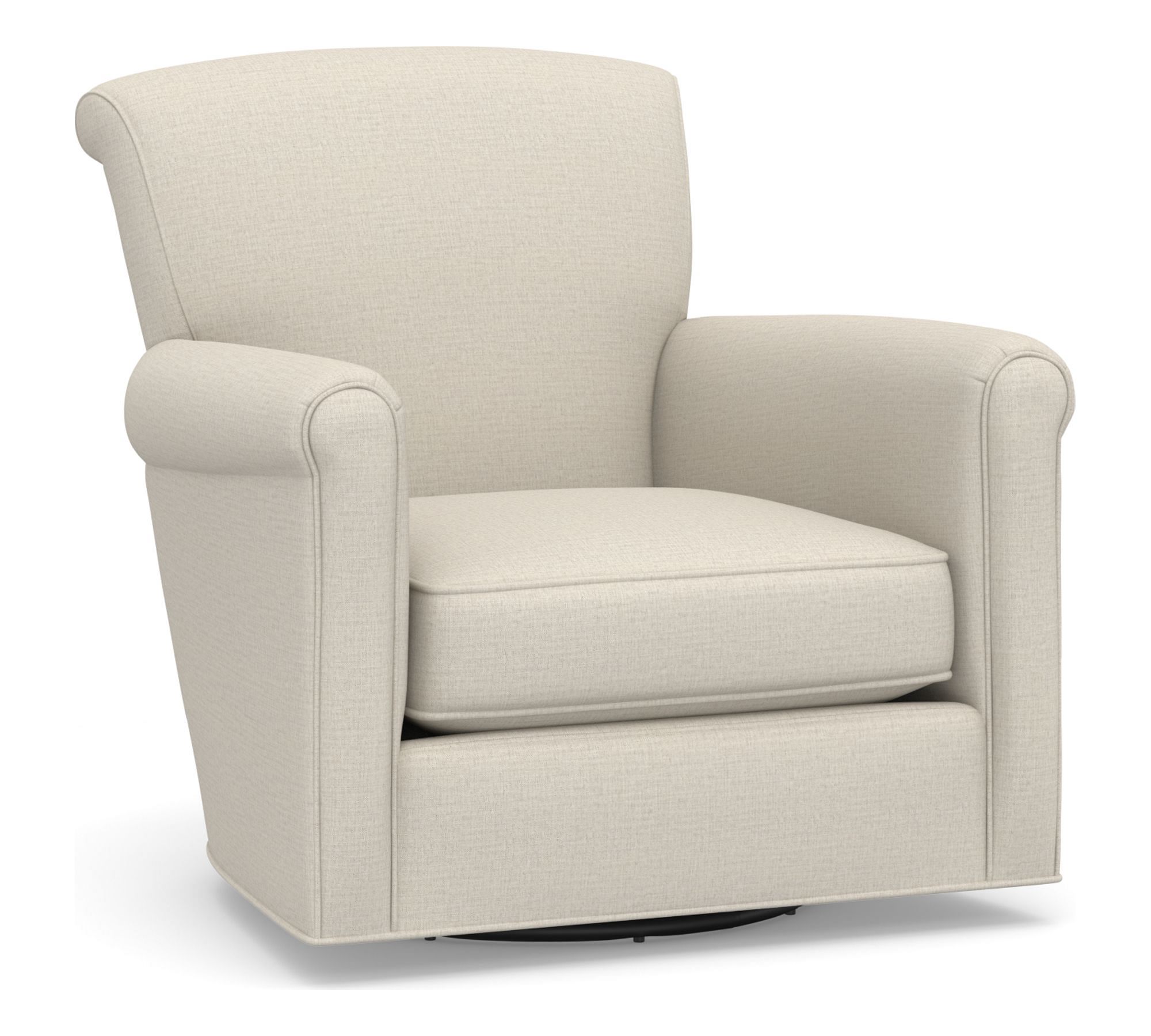 Open Box: Irving Roll Arm Swivel Chair