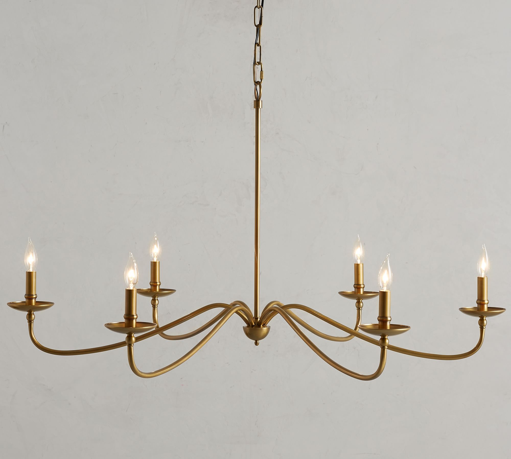 Lucca Iron Chandelier (38"-50")