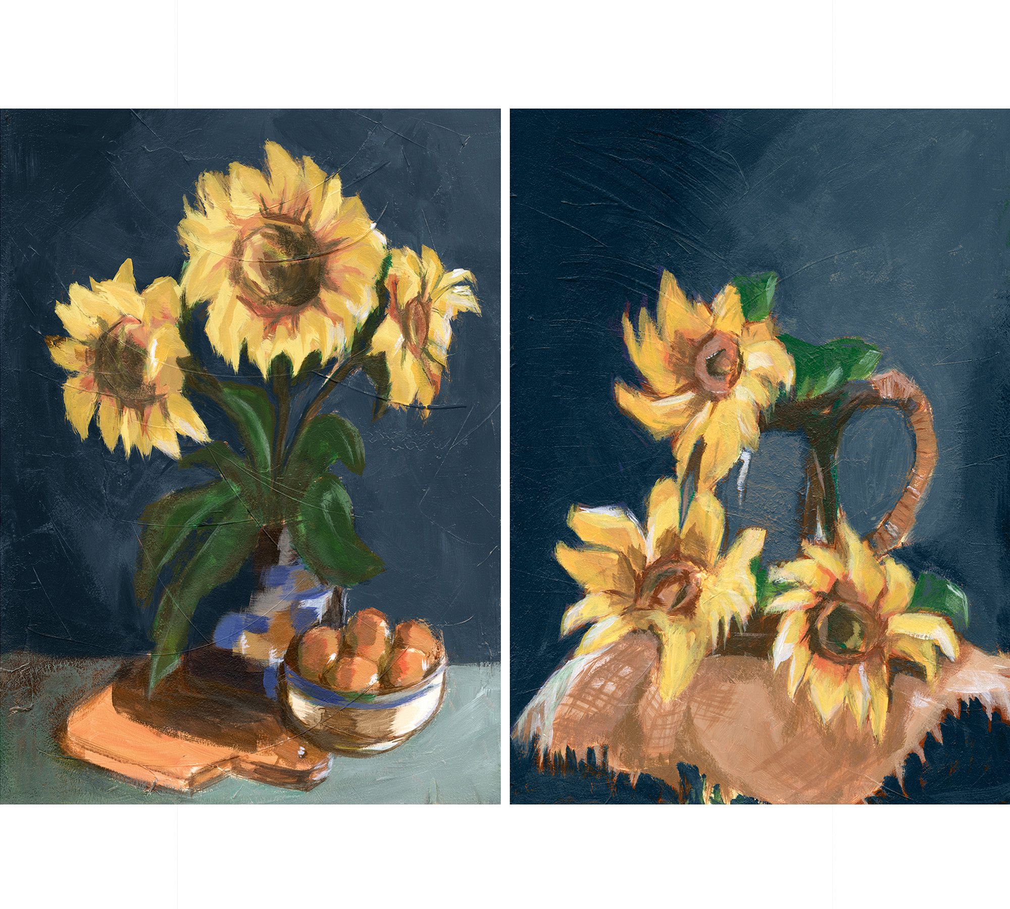 Sunflower Delight Canvas Unframed