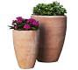 Belize Tall Bowl Outdoor Planters - Set of 2