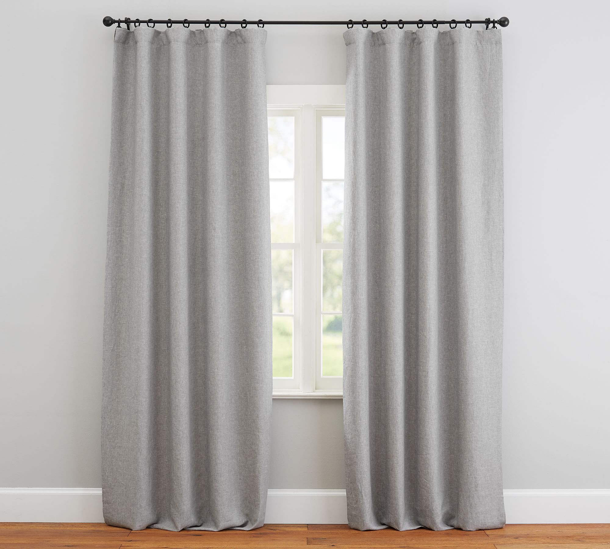 Open Box: Custom Belgian Flax Linen Curtain
