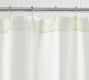 Belgian Flax Linen Hemstitch Shower Curtain